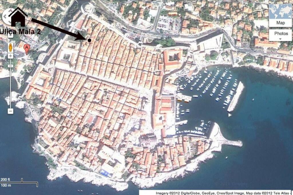 1-Bdrm With Terrace In The Old Town Apartment Dubrovnik Exterior photo